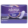 Always dicreet ultimate night serviettes pour fuite urinaire x6