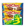 Delichoc tablette chocolat lait lot de 3 x 150g soit 450g