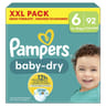 Pampers baby dry couches xxl t6 x92