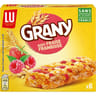Grany 6 barres céréales morceaux de fraises & framboises 108g