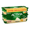 Activia saveur vanille sans arome artificiel 16x125g offre découverte