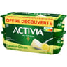 Activia bifidus saveur citron sans arôme artificiel 16x125g offre découverte