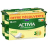 Activia bifidus saveur citron sans arôme artificiel 16x125g offre découverte