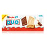 Kinder biscuits nappés duo chocolat lait x12 150g