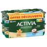 Activia saveur vanille coco 16x125g offre découverte
