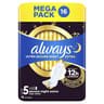Always ultra serviettes hygiéniques ailettes nuit extra secure x16