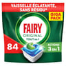 Fairy tout en 1 produits de vaisselle automatique original x84 capsules