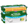 Activia bifidus 0% nature 16x125g Offre Découverte