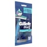 Gillette rasoir jetable blue2 plus x10