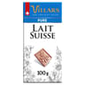 Villars tablette dégustation chocolat au lait suisse 100g