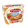 Materne compotes coupelles pomme pêche abricot 4x100g