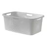 Pixel panier à linge 40L blanc