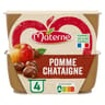 Materne coupelles pomme châtaigne 4x100g-400g