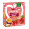 Materne compotes gourdes protect pomme fraise passion + vitamines et zinc 4x90g