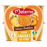 Materne Compotes coupelles intense et tradition ananas 4x97g