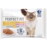 Perfect fit pâtée pour chat stérilisé au poulet et au saumon en sauce 4x85g