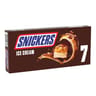 Snickers 7 barres glacées caramel 352.1ml 319g