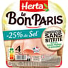 Herta le bon Paris -25% de sel conservation sans nitrite 4 tranches 140g