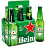 Heineken bière blonde premium 6x33cl 5%vol