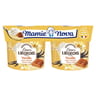 Mamie Nova liégeois dessert lacté à la vanille et coeur caramel au beurre salé 2x120g