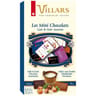 Villars assortiment de chocolats 4 recettes lait et noir 250g