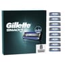 Gilette mach3 recharges de lames de rasoir pour homme x8