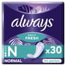 Always daily fresh protege-slips normal 0% de parfum taille m x 30