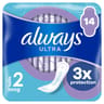 Always ultra jour serviettes long taille2 x 14