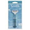 Gilette venus smooth, pour femme, 1manche, 2recharges de lames