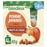 Bledina gourdes pommes amandes dès 6 mois 4x85g - 340g