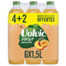 Volvic juicy fruits d'été 4+2 x1.5l gratuits