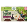 Bledina les récoltes bio pommes pruneaux dès 4/6 mois 2x130g