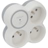 Zenitech triplite 16A + parafoudre blanc/gris bolea
