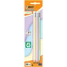 Crayon graphite evolution pastel bout gomme x5