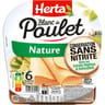 Herta blanc de poulet nature conservation sans nitrite x6 - 210g