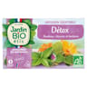 Jardin bio étic infusion détox bio 20 sachets + étui 30g