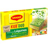 Maggi bouillon kub duo de légumes + herbes du marché 105g