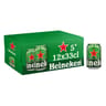 Heineken bière blonde premium can 12x33cl 5%vol