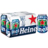 Heineken bière blonde 0.0% vol boite 6x33cl
