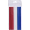 Pailles drapeau France x16
