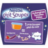 Nestlé p'tit souper aubergines tomates pâtes dès 8 mois 2x200g - 400g