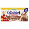 Blédina blédidej brique de lait et céréales saveur chocolat 4x250ml dès 12 mois