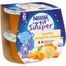 Nestlé p'tit souper carottes courgettes semoule dès 6 mois 2x200g