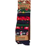 Lot de 7 paires de chaussettes de Noël homme MULTICOLORE T43\46
