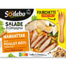Sodebo salade & cie Manhattan poulet pâtes oeuf crudités 320g