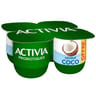 Activia bifidus saveur noix de coco 4x125g offre découverte