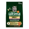 Ultima croquettes chat stérilisé pro+ adulte poisson - 1.1kg