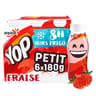 Ptit yop aromatisé fraise 6x180g