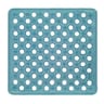 Tapis de douche translucide uni pvc coloris assortis 50x50
