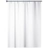 Rideau de douche peva unis 180x180 assortis avec crochets